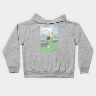 Enormously Funny Cartoons Pizza Party Kids Hoodie